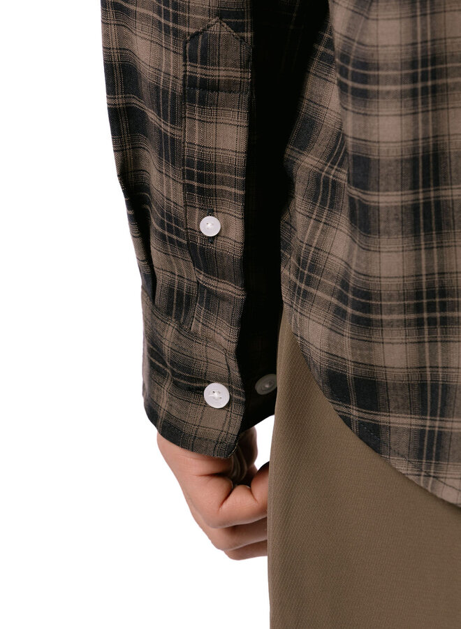 Beach Shirt Night / Grey Check