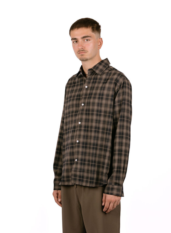 Beach Shirt Night / Grey Check