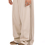 Oversized Track Pants Khaki Three