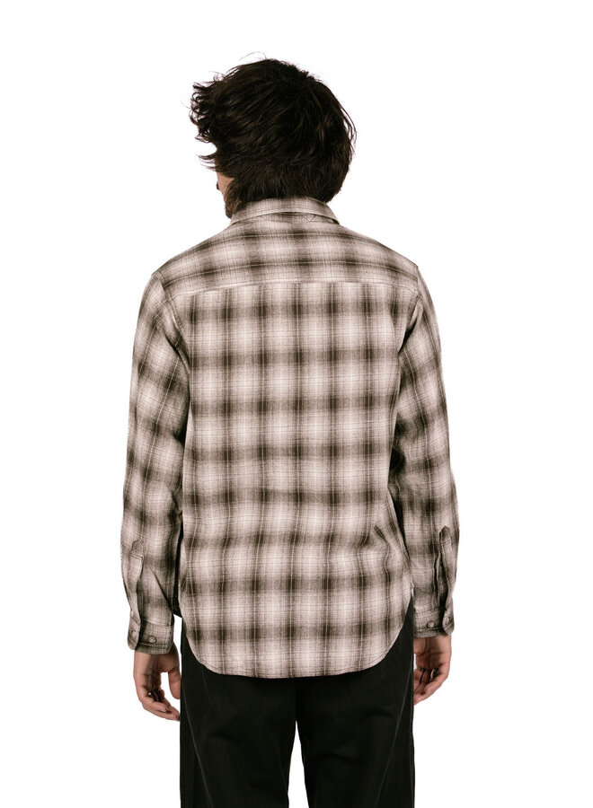 Piled Flannel Shirt Slate