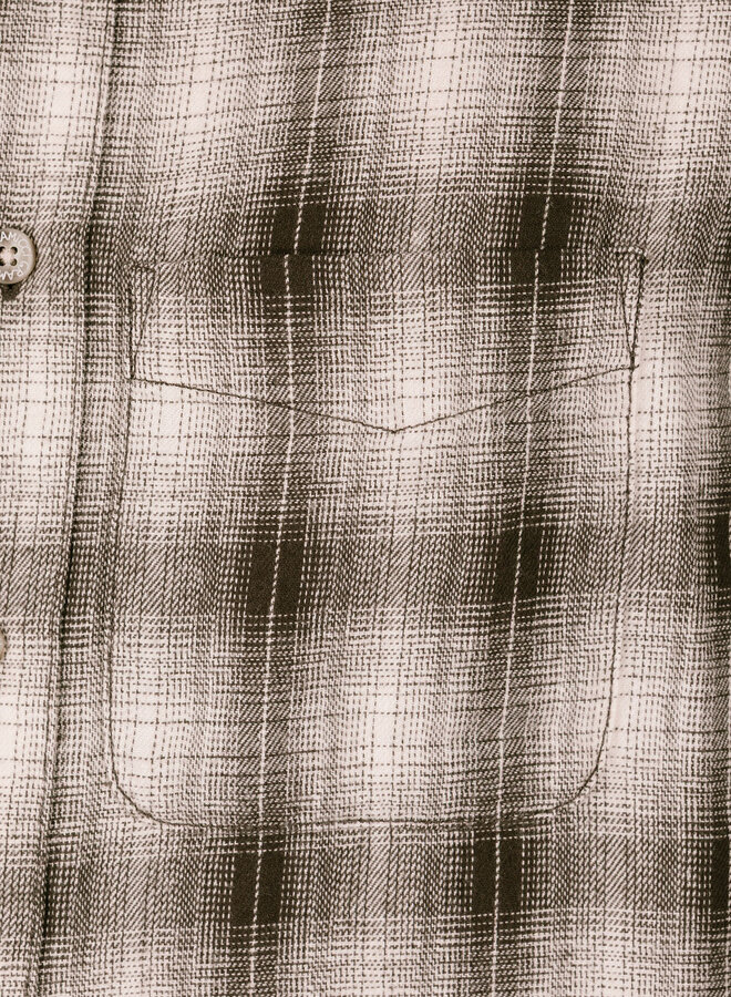 Piled Flannel Shirt Slate