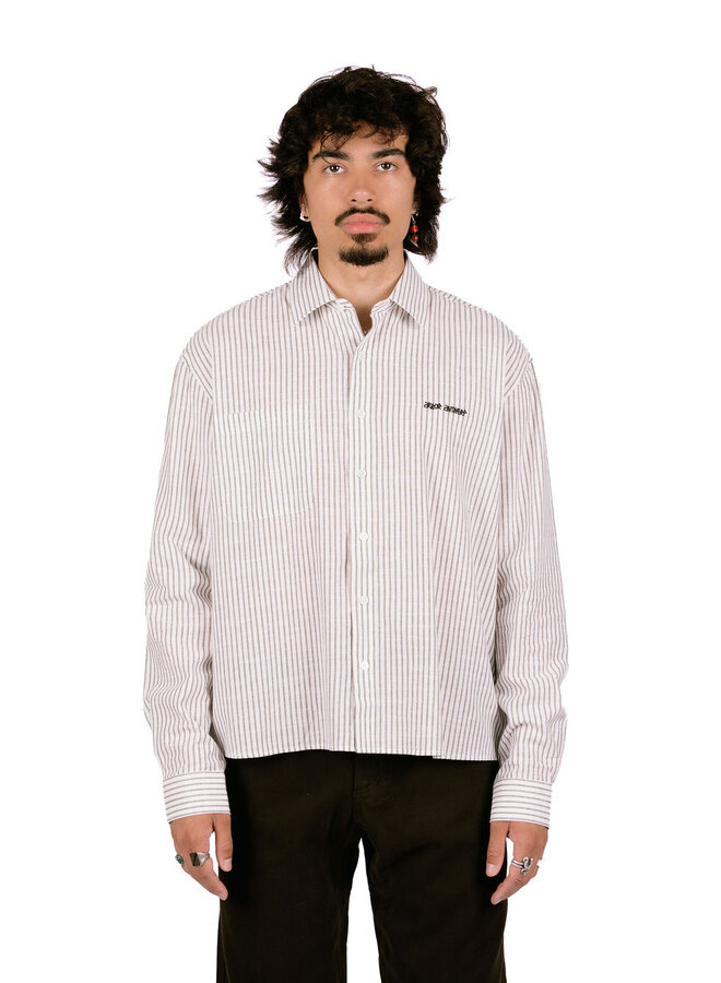 Green Striped Shirt