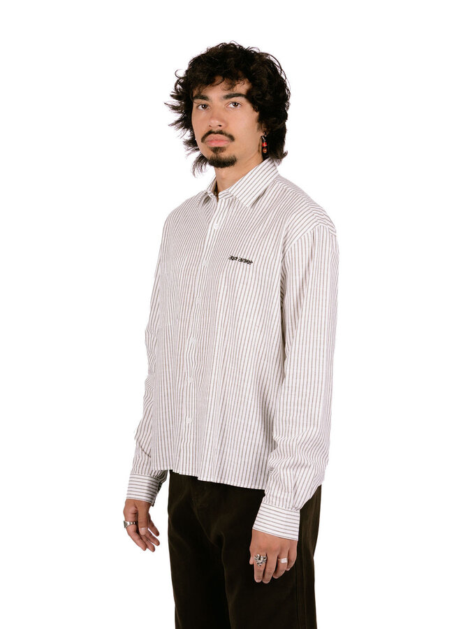 Green Striped Shirt