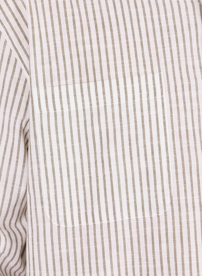 Green Striped Shirt