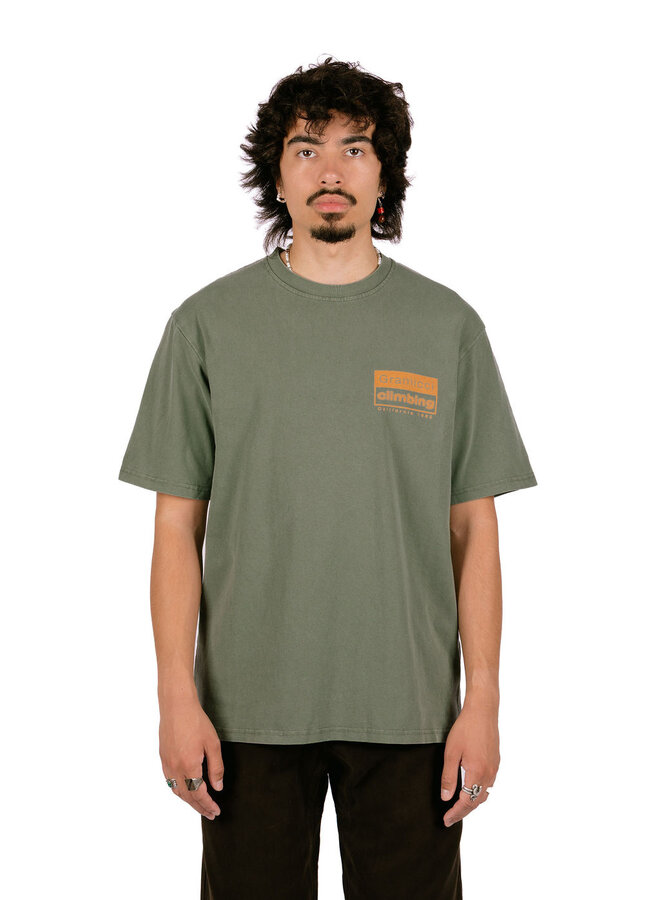 Climbing Tee Pigment Dyed Sage