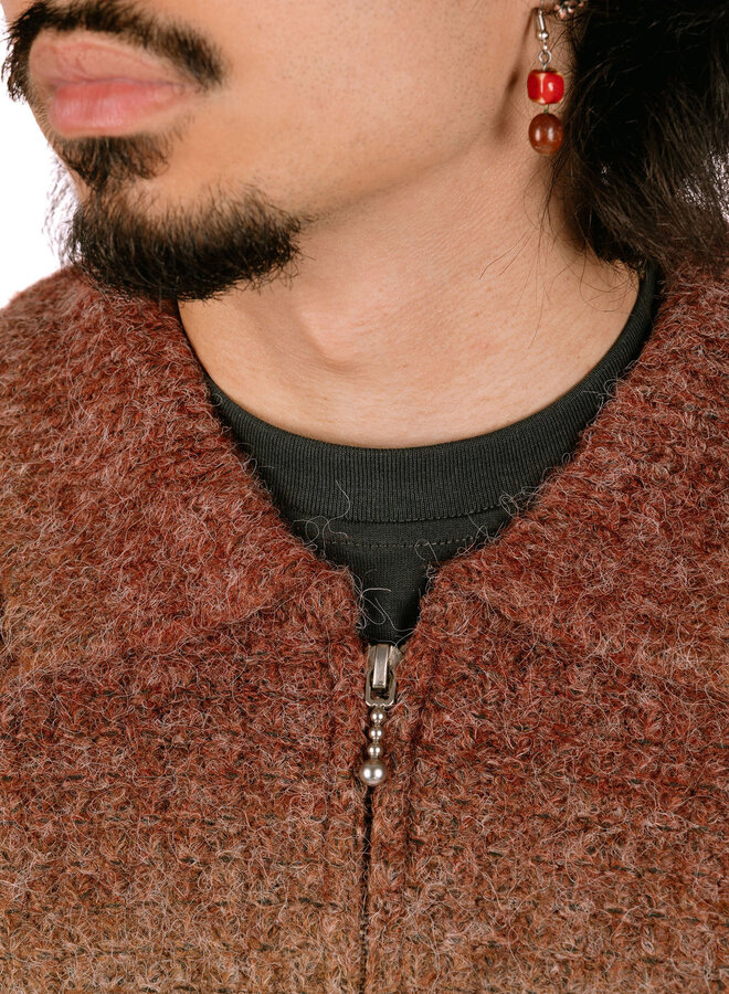 Anton Gradient Cardigan Brown Multi