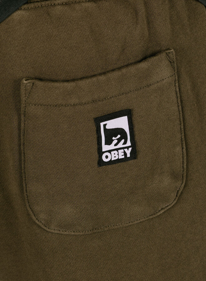 Post Sweatpant Dusty Black Olive
