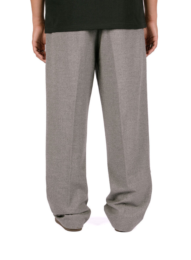 Regular Pleated Pant Sharkskin