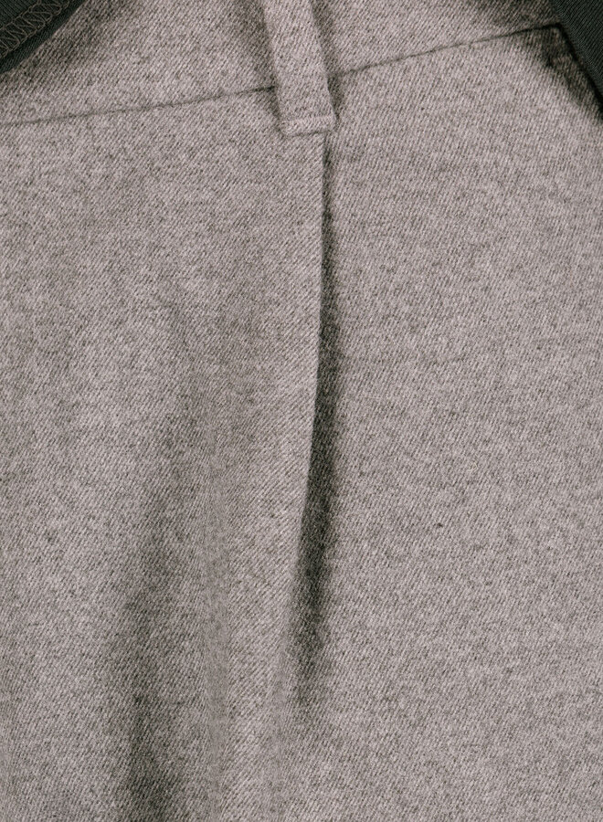 Regular Pleated Pant Sharkskin