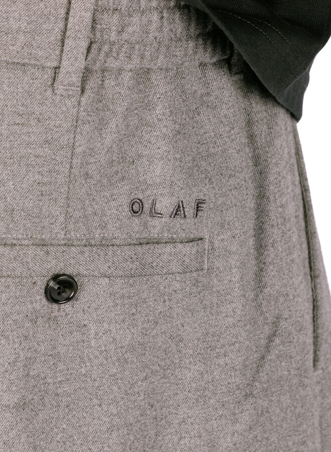 Regular Pleated Pant Sharkskin