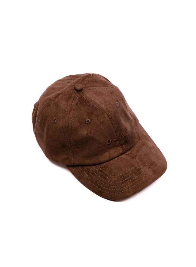 Microsuede Cap Chocolate Plum