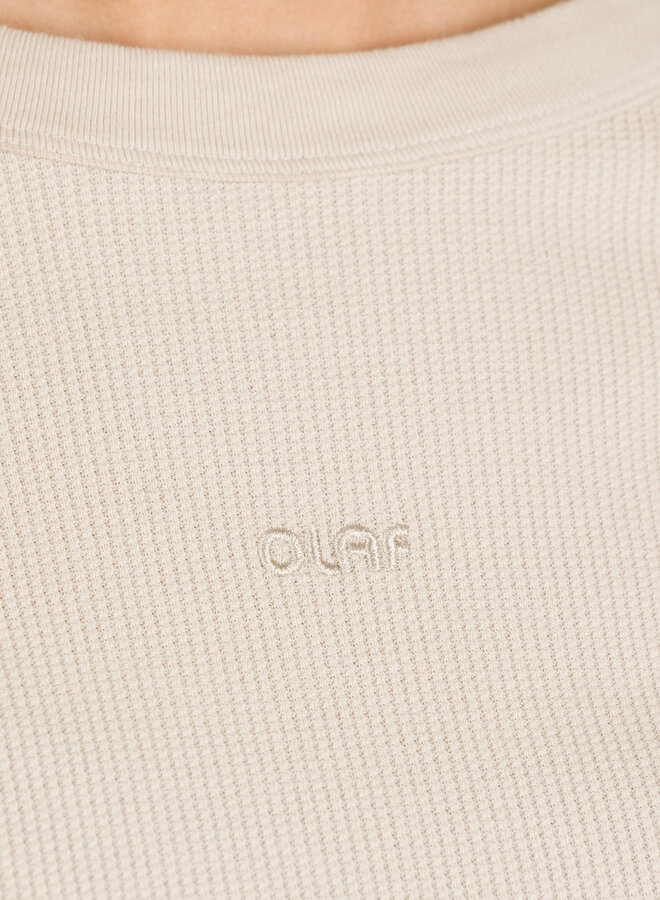 Retro Logo Rib Tank Top Cement
