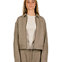 Wool Herringbone Jacket Chocolate Chip