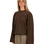 Retro Logo Crewneck Chocolate Plum