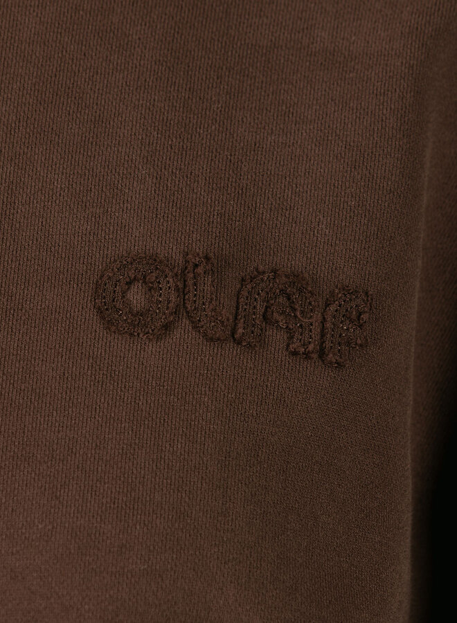 Retro Logo Crewneck Chocolate Plum