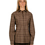 Checked Fitted Shirt Chocolate Plum