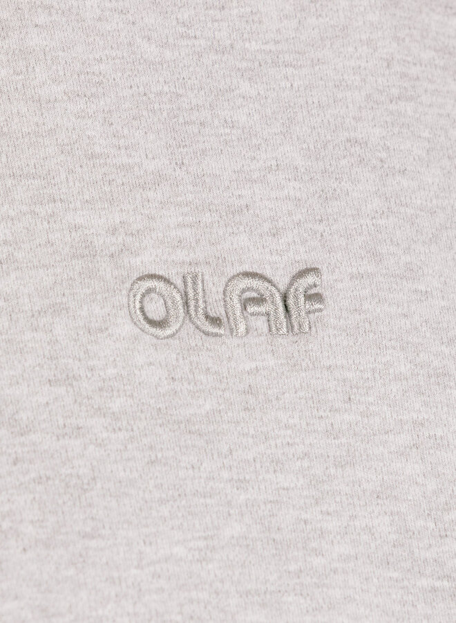 Retro Logo LS Tee Heather Grey