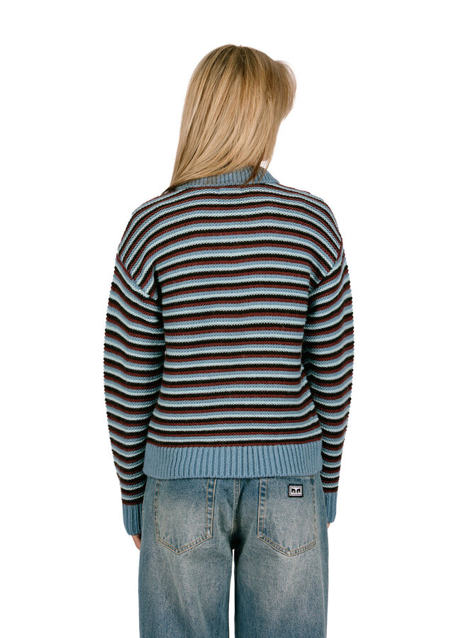Colette Polo Sweater Coronet Blue Multi