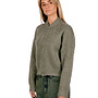Caia Sweater Bomber Charcoal