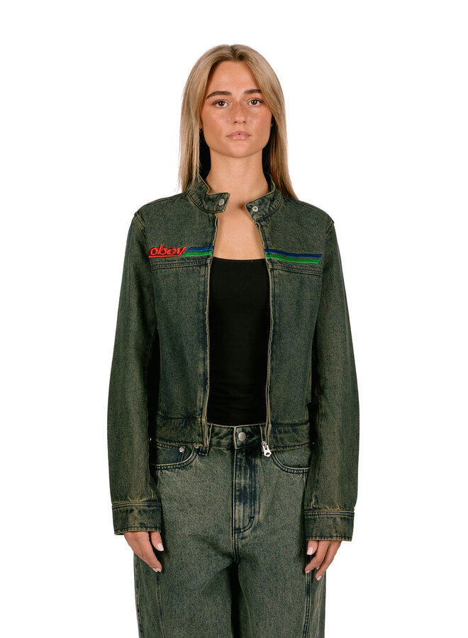 Rove Moto Jacket Yellow Tint Wash