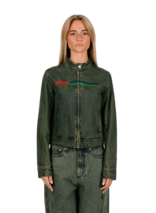 Rove Moto Jacket Yellow Tint Wash