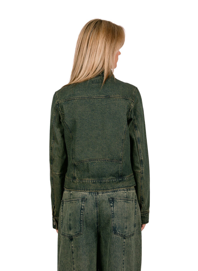 Rove Moto Jacket Yellow Tint Wash