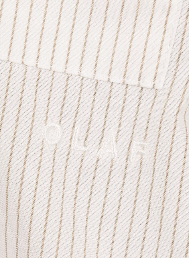 Stripe Oversized Shirts Off White / Treehouse