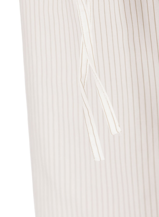 Olaf Stripe Drapey Pants Off White / Treehouse