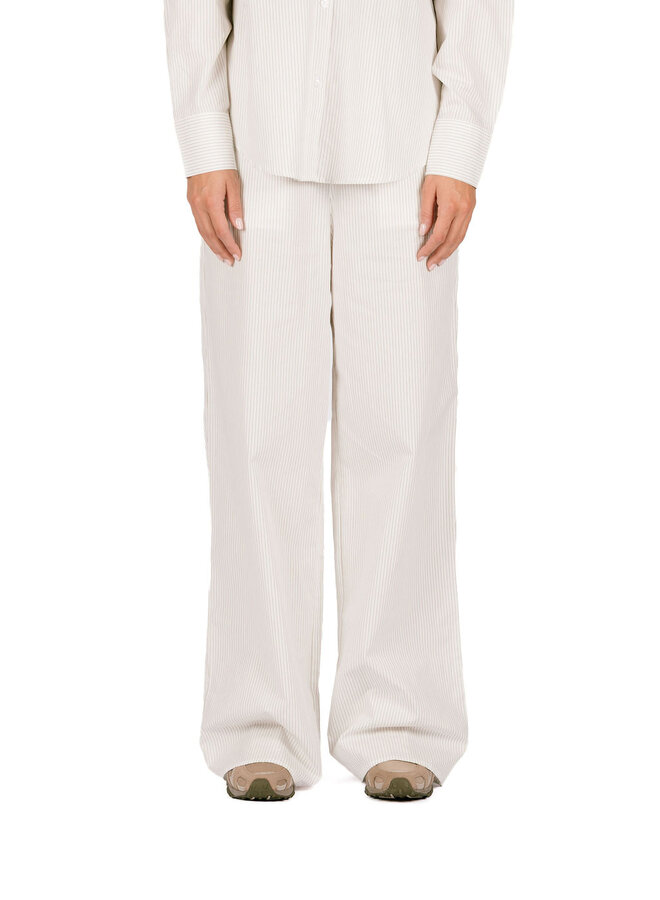Olaf Stripe Drapey Pants Off White / Treehouse