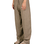 Olaf Wool Herringbone Barrel Leg Pant Chocolate Chip