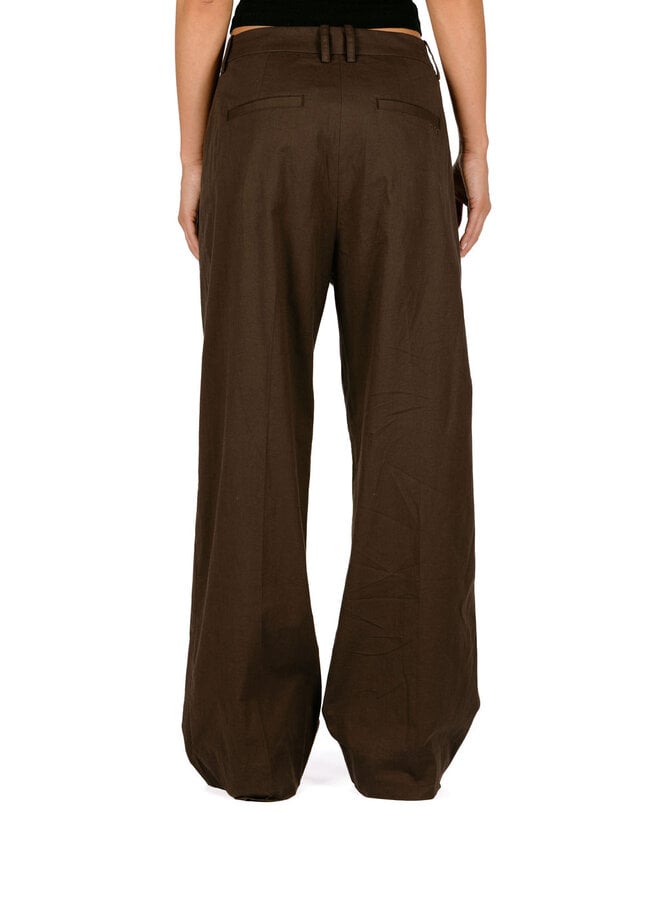 Tailored Trousers Chocolota Plum