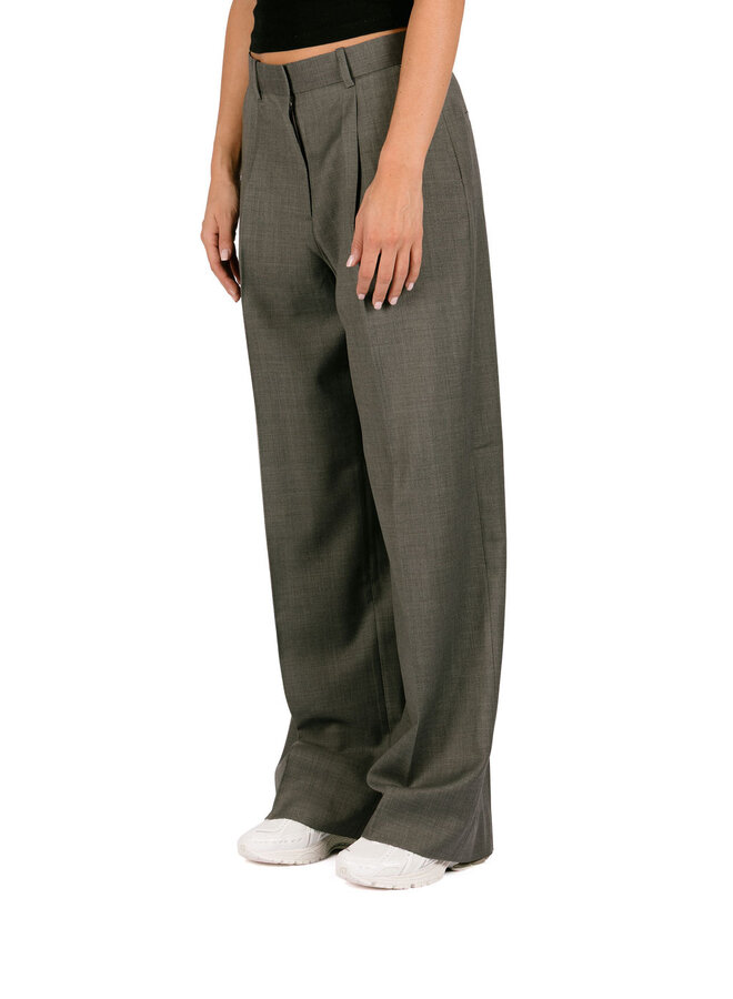 Olaf Wool Tailored Trousers Sharkskin