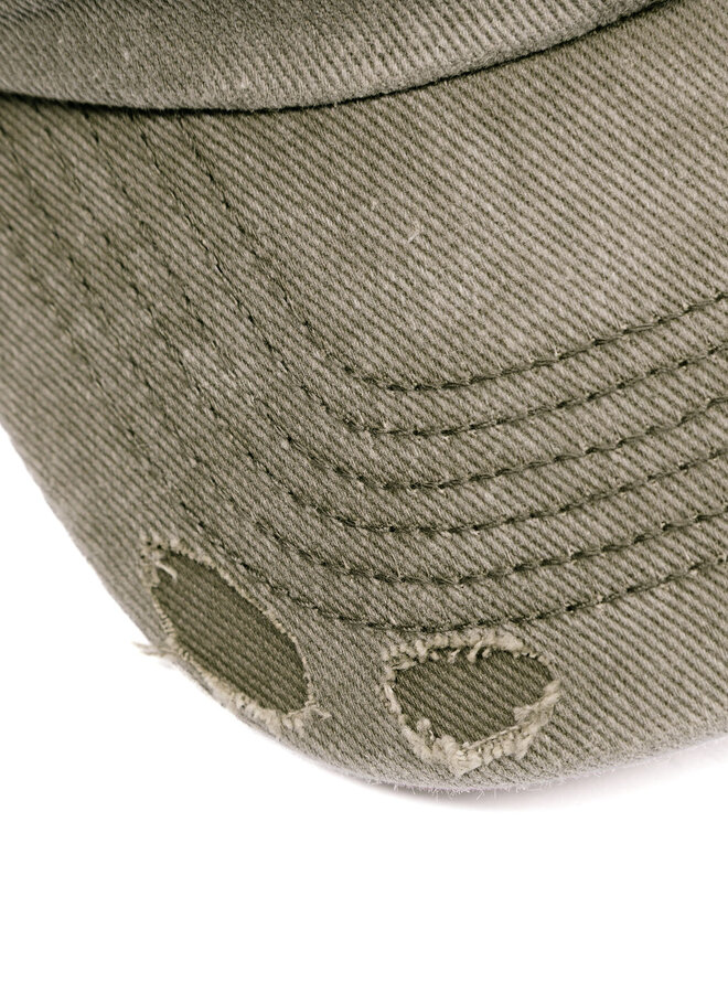 '47 Reserve Distressed Cap Deep Olive