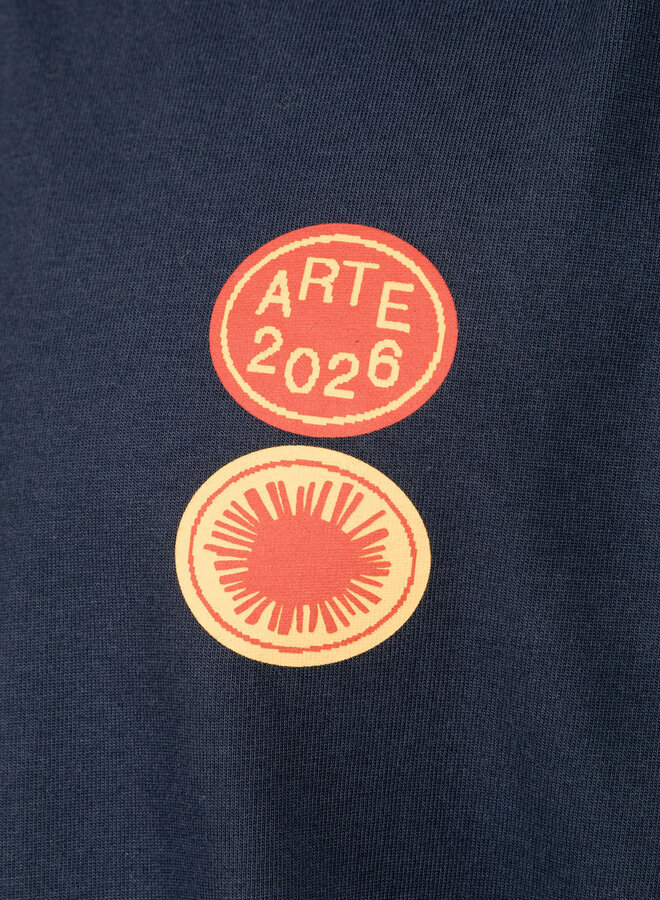 Sun Stamp T-shirt Navy