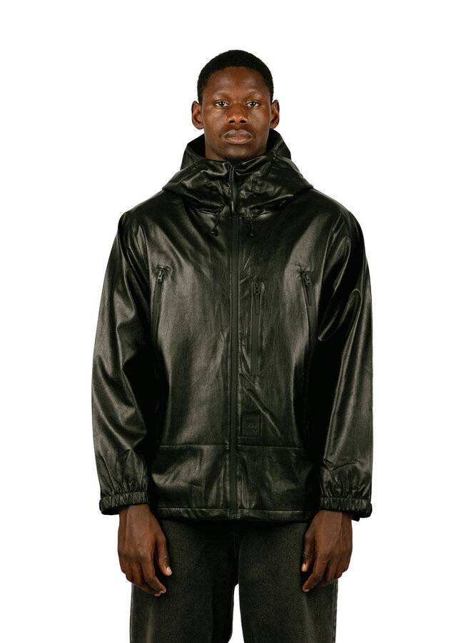 Obsidian PU Jacket Black