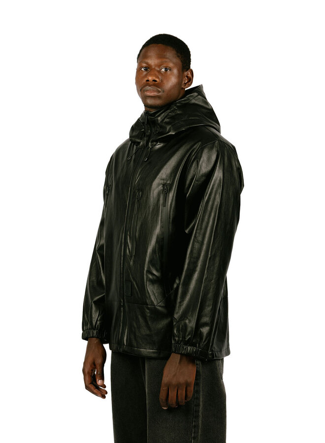 Obsidian PU Jacket Black