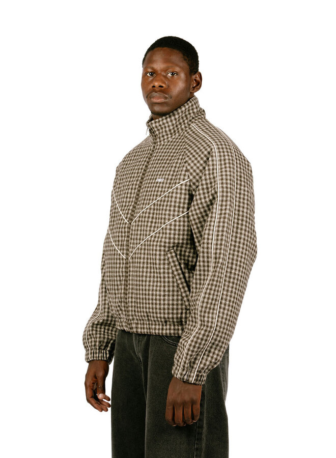 Leisure Training Jacket Abey Stone Plaid