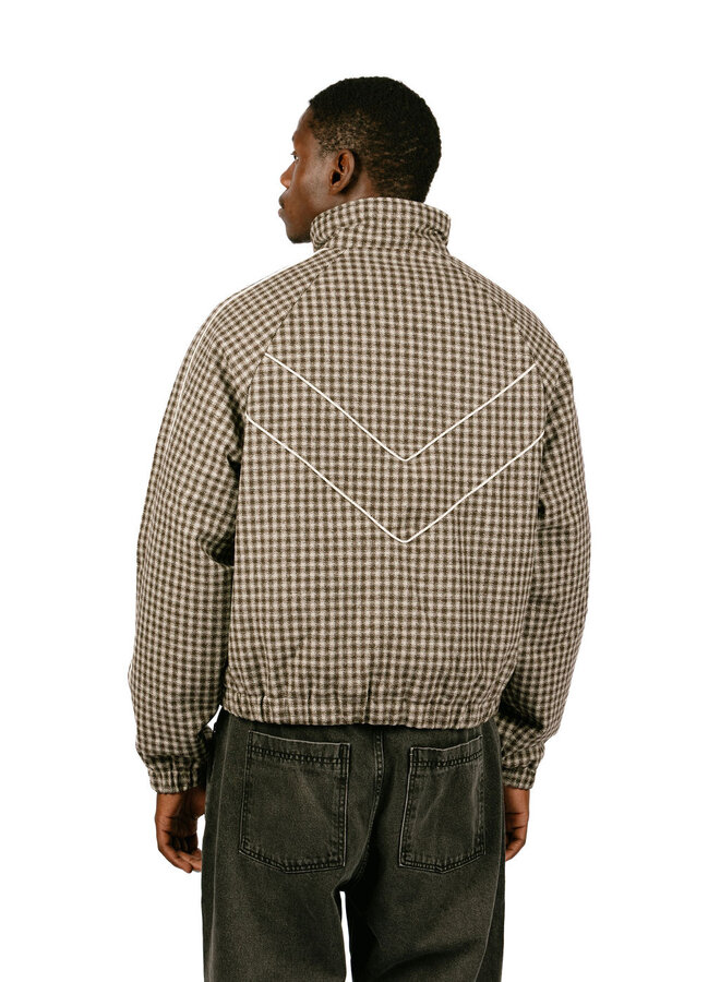 Leisure Training Jacket Abey Stone Plaid