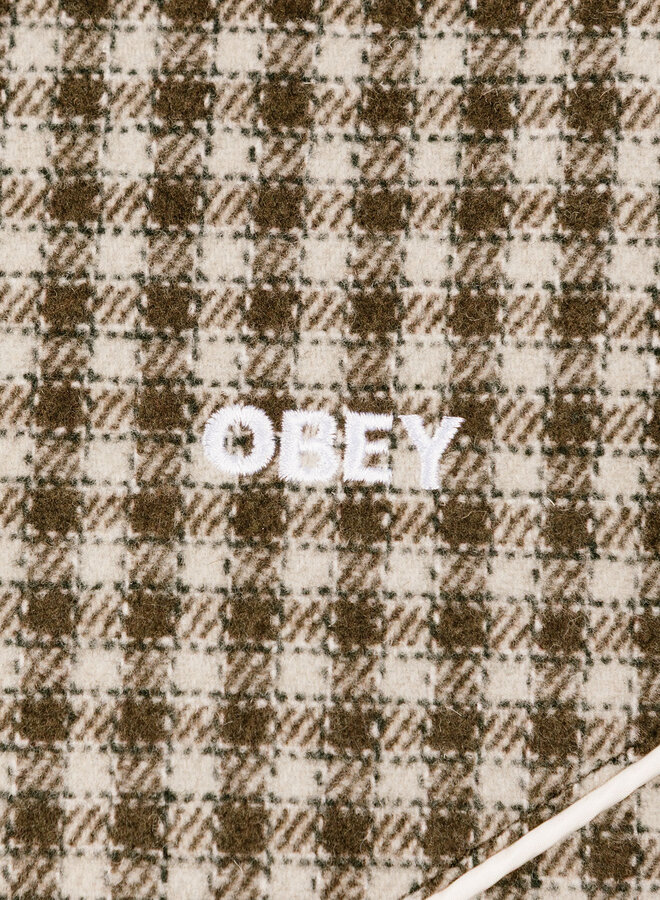 Leisure Training Jacket Abey Stone Plaid