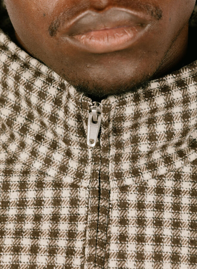 Leisure Training Jacket Abey Stone Plaid