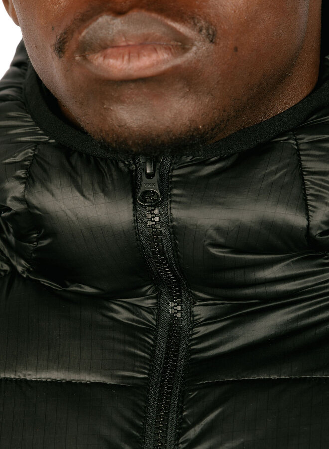 Ripstop Hooded Puffer Black