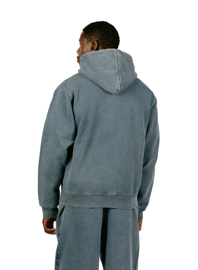 Stencil Sunfade Zip Hoodie Navy
