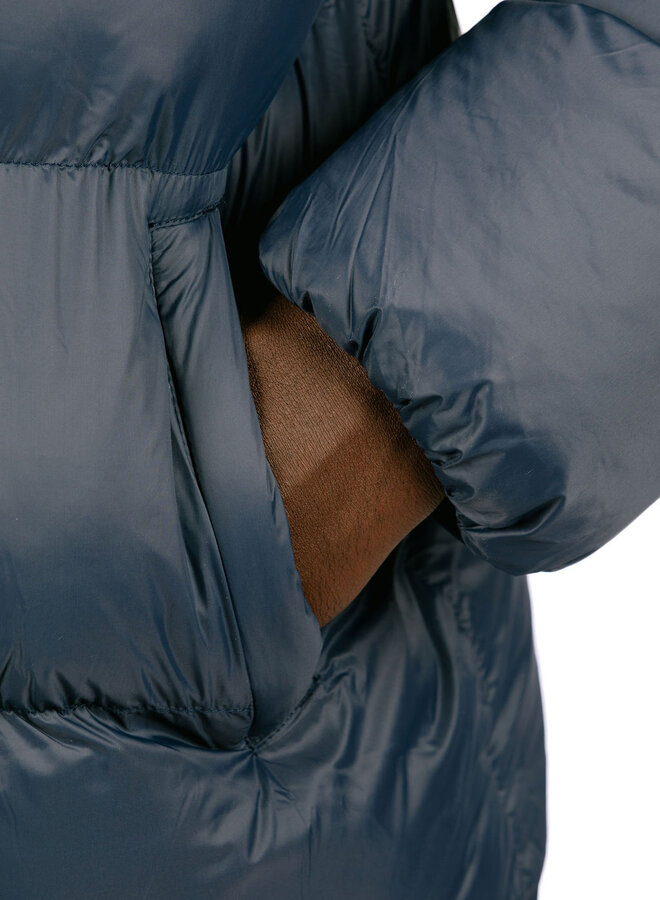 Hooded Puffer Navy