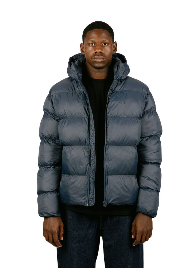 Hooded Puffer Navy