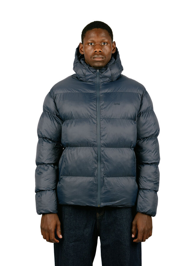 Hooded Puffer Navy