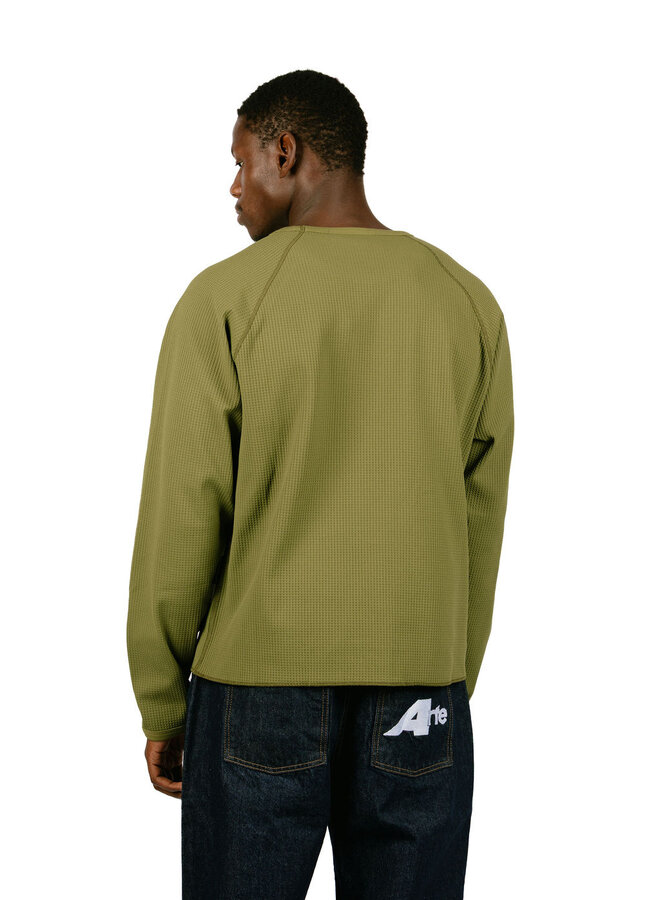 Waffle LS Top Olive