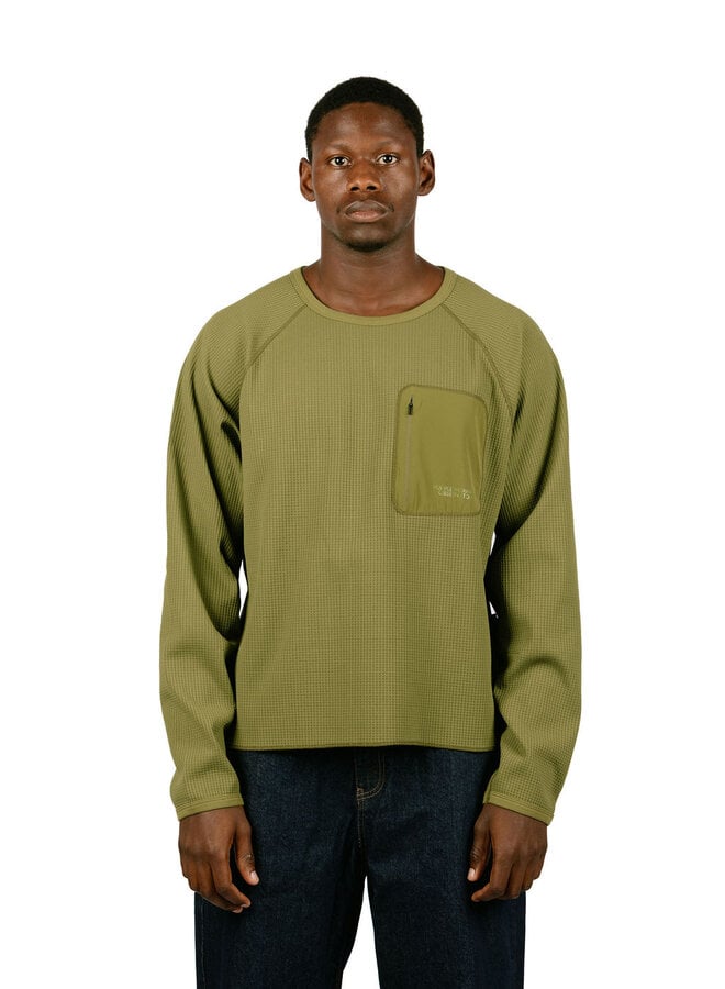 Waffle LS Top Olive