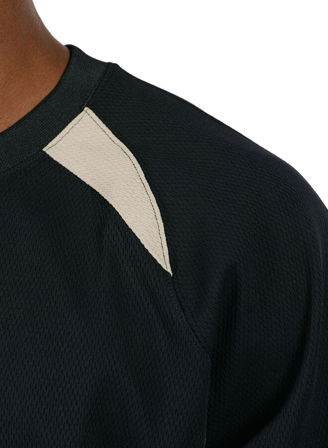 Delta Knit LS Black Multi