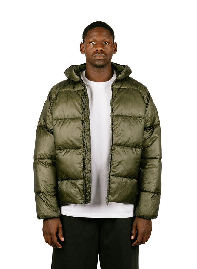 Ripstop Hooded Puffer Green