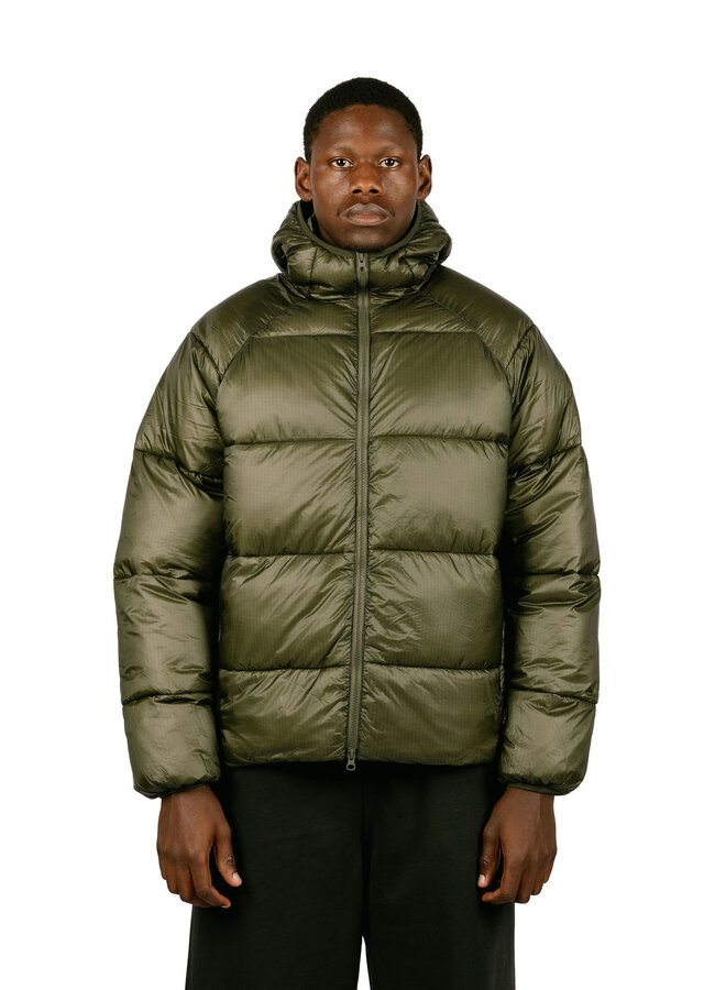 Ripstop Hooded Puffer Green